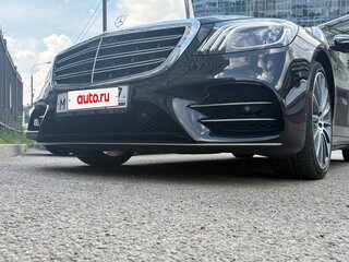 2018 Mercedes-Benz S-Класс 560 Long VI (W222, C217) Рестайлинг, чёрный, 12500000 рублей, вид 2