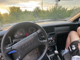 1990 Audi 80 IV (B3), голубой, 95000 рублей, вид 5