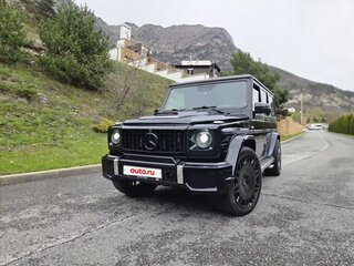 2002 Mercedes-Benz G-Класс 500 II (W463), чёрный, 2100000 рублей, вид 1