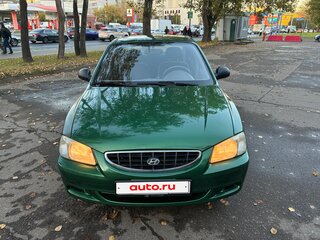 2007 Hyundai Accent ТагАЗ II, зелёный, 360000 рублей, вид 2