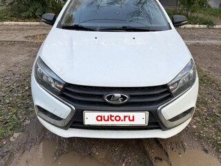 2019 Lada (ВАЗ) Vesta I, белый, 900000 рублей, вид 1