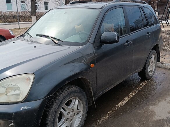2009 Chery Tiggo (T11) I, серый, 280000 рублей - вид 3