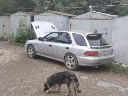 1997 Subaru Impreza I, серый, 350000 рублей - вид 8