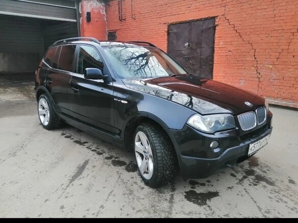 2008 BMW X3 30i I (E83) Рестайлинг, чёрный, 740000 рублей - вид 3