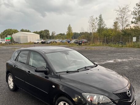 2008 Mazda 3 I (BK) Рестайлинг, чёрный, 450000 рублей, вид 3