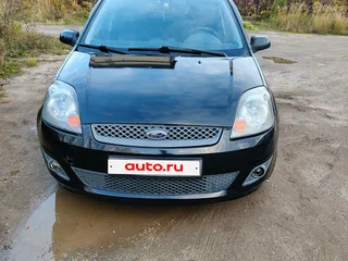 2008 Ford Fiesta Mk5, чёрный, 530000 рублей, вид 2