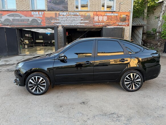 2023 Lada (ВАЗ) Granta I Рестайлинг, чёрный, 800000 рублей - вид 8