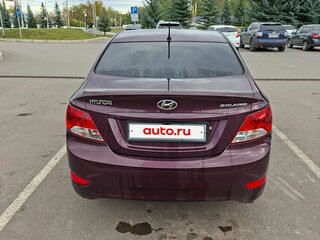 2013 Hyundai Solaris I, фиолетовый, 600000 рублей, вид 5
