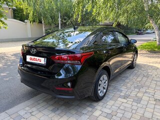 2019 Hyundai Solaris II, чёрный, 1320000 рублей, вид 4