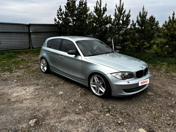 2007 BMW 1 серии 118i I (E81/E82/E87/E88) Рестайлинг, голубой - вид 3