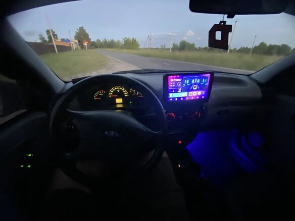 2007 Lada (ВАЗ) Kalina I, серебристый, 310000 рублей - вид 7