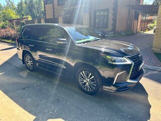 2021 Lexus LX 570 III Рестайлинг 2, чёрный, 15900000 рублей, вид 3