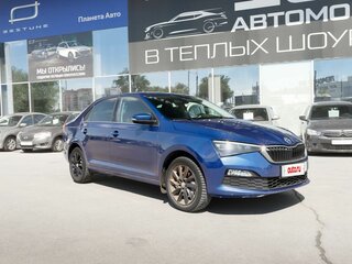 2021 Skoda Rapid II, синий, 1350000 рублей, вид 4