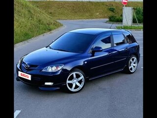 2008 Mazda 3 I (BK) Рестайлинг, синий, 650000 рублей, вид 1