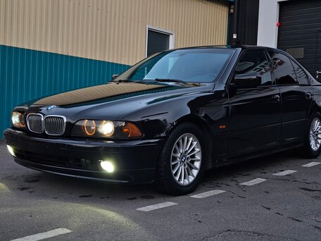 2002 BMW 5 серии 525i IV (E39) Рестайлинг, чёрный, 650000 рублей, вид 1