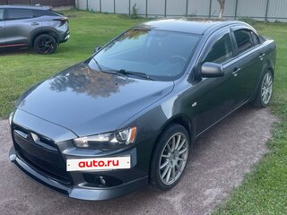 2011 Mitsubishi Lancer X Рестайлинг, серый, 788000 рублей, вид 4