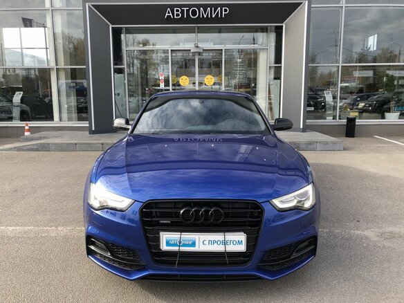 2016 Audi A5 I (8T) Рестайлинг, синий, 2590000 рублей - вид 1