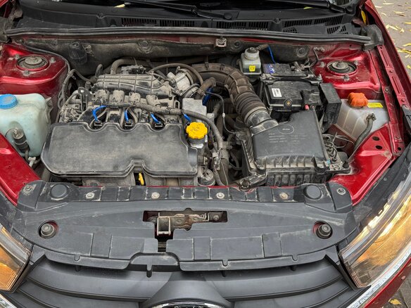2019 Lada (ВАЗ) Granta I Рестайлинг, красный, 595000 рублей - вид 16