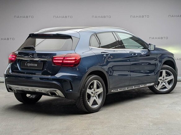 2019 Mercedes-Benz GLA 250 I (X156) Рестайлинг, синий - вид 2