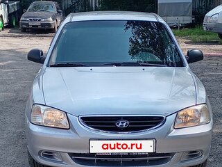 2005 Hyundai Accent ТагАЗ II, серый, 360000 рублей, вид 1