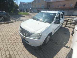 2011 Renault Logan I Рестайлинг, белый, 340000 рублей, вид 1