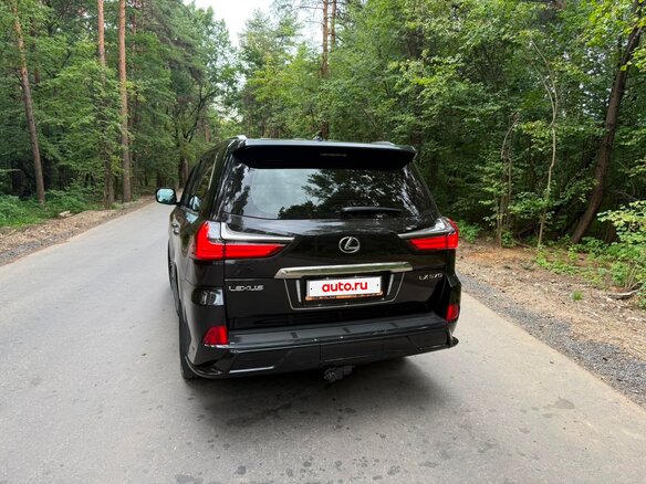 2020 Lexus LX 570 III Рестайлинг 2, чёрный, 10120000 рублей - вид 6