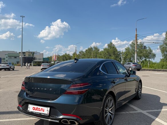 2022 Genesis G70 I Рестайлинг, синий - вид 7