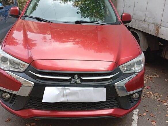 2018 Mitsubishi ASX I Рестайлинг 2, красный, 1620000 рублей - вид 3