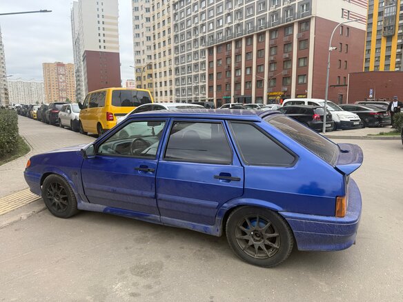 2011 Lada (ВАЗ) 2114, синий, 230000 рублей - вид 4