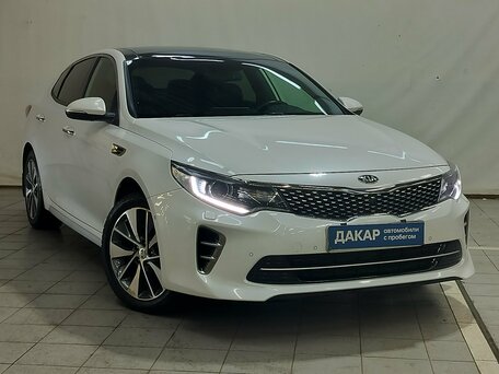 2016 Kia Optima IV, белый, 1820000 рублей, вид 3