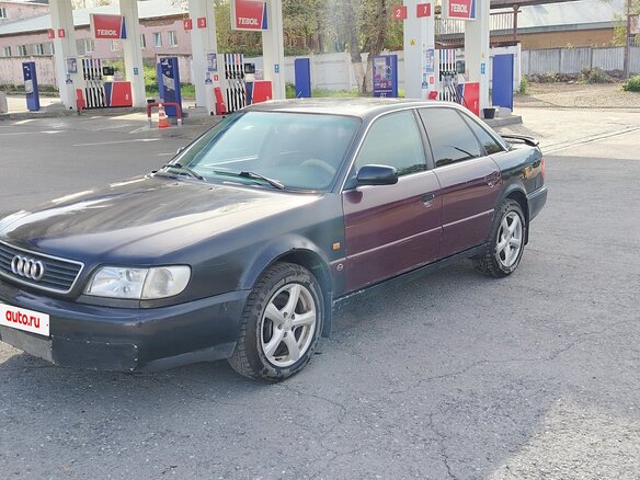 1995 Audi S6 I (C4), чёрный, 400000 рублей