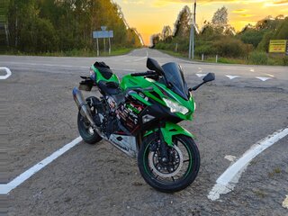 2022 Kawasaki Ninja 400, зелёный, 560000 рублей, вид 1