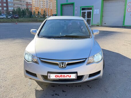 2007 Honda Civic VIII, серебристый, вид 1
