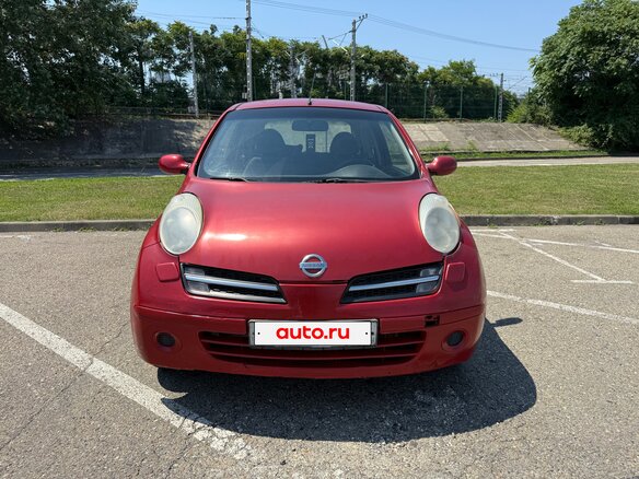 2005 Nissan Micra III (K12), красный, 165000 рублей - вид 1