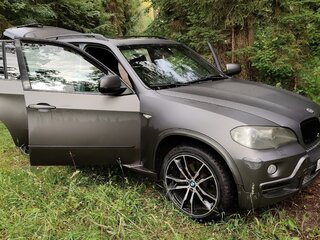 2007 BMW X5 3.0si II (E70), серый, 1300000 рублей, вид 4