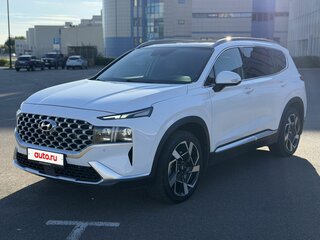 2021 Hyundai Santa Fe IV Рестайлинг, белый, 3650000 рублей, вид 3