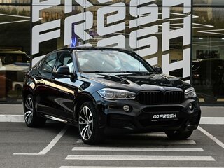 2017 BMW X6 30d II (F16), синий, 3799000 рублей, вид 1