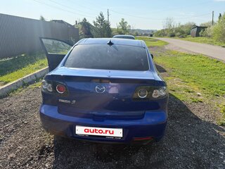 2007 Mazda 3 I (BK) Рестайлинг, синий, 450000 рублей, вид 3