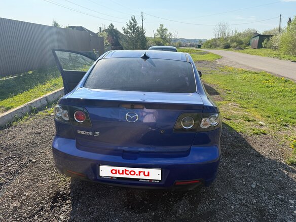 2007 Mazda 3 I (BK) Рестайлинг, синий, 370000 рублей - вид 2