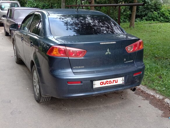 2008 Mitsubishi Lancer X, синий, 570000 рублей - вид 2