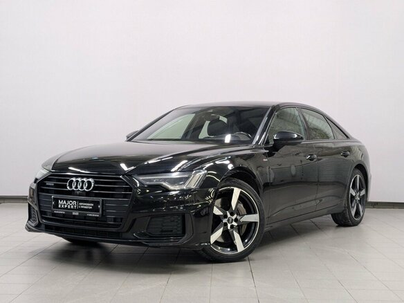 2018 Audi A6 55 TFSI V (C8), чёрный, 3480000 рублей