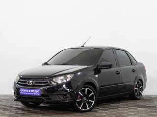 2018 Lada (ВАЗ) Granta I Рестайлинг, чёрный, 639000 рублей, вид 3