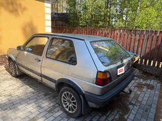 1988 Volkswagen Golf II, серебристый, 100000 рублей, вид 4