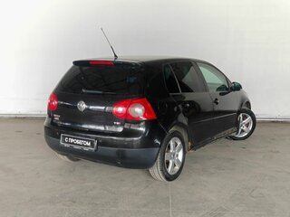 2007 Volkswagen Golf V, чёрный, 309000 рублей, вид 4