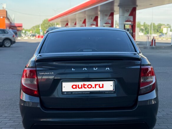 2024 Lada (ВАЗ) Granta I Рестайлинг, серый, 700000 рублей - вид 6