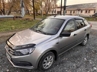 2019 Lada (ВАЗ) Granta I Рестайлинг, серый, 505000 рублей, вид 4