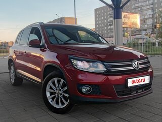 2011 Volkswagen Tiguan I Рестайлинг, красный, 1200000 рублей, вид 2