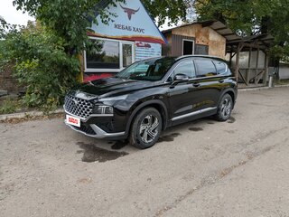 2021 Hyundai Santa Fe IV Рестайлинг, чёрный, 3670000 рублей, вид 1