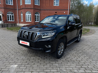 2019 Toyota Land Cruiser Prado 150 Series Рестайлинг 2, чёрный, 4300000 рублей, вид 2