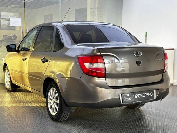 2018 Lada (ВАЗ) Granta I, коричневый, 419000 рублей - вид 6
